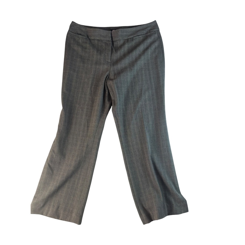 Rafaella Grey Glen Plaid Pant Suit Set Blazer 14 Pants 16 Professional Office - Picture 8 of 11